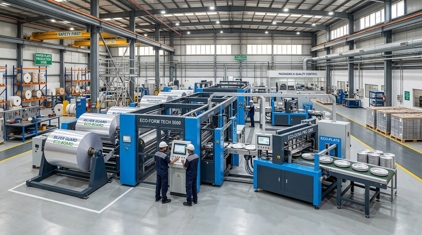 Paper Plate Making Machine Manufacturer - Bangasree Machinery Kolkata