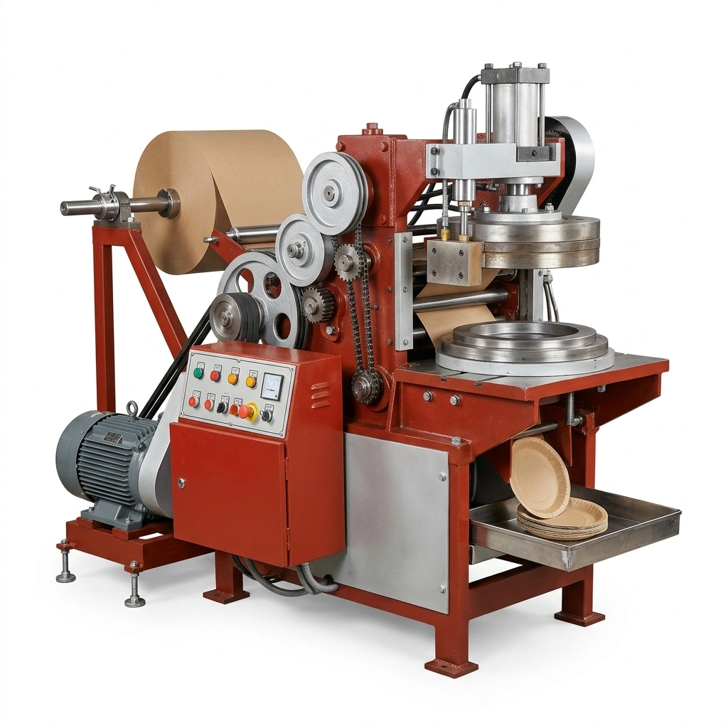 Single Die Paper Plate Making Machine